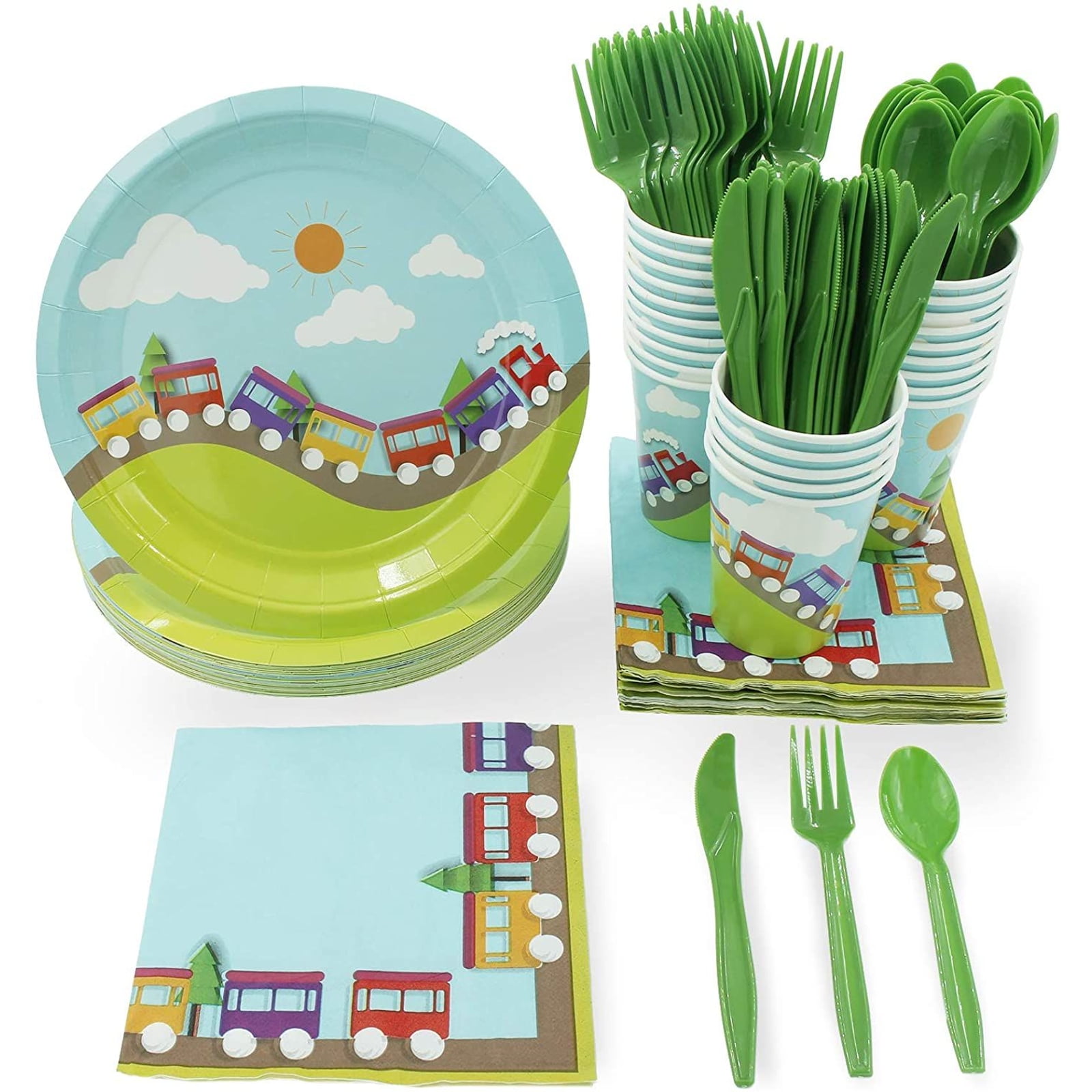 Includes Paper Plates & Napkins for 8 Guests Cow or Farm Party Bundle Includes Paper Plates & Napkins for 8 Guests Cow or Farm Party Bundle