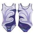 thumbnail image 7 of Girls Gymnastics Leotard for Kids Sleeveless Ballet Dance Wear with Bodyshorts and Hair Scrunchie 5-12 Years, 7 of 7