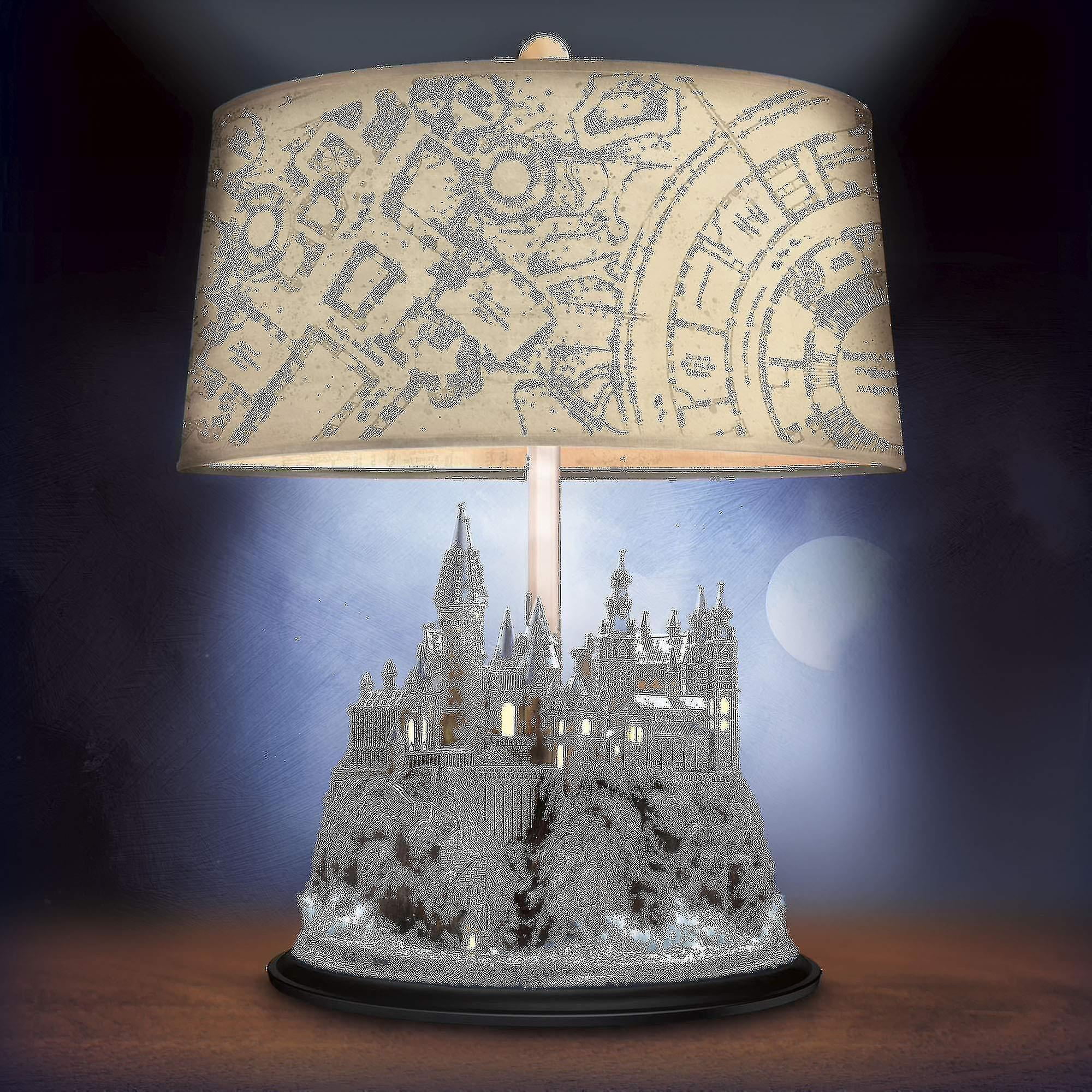 The bradford exchange harry potter hogwarts castle illuminating sculpture table lamp Walmart