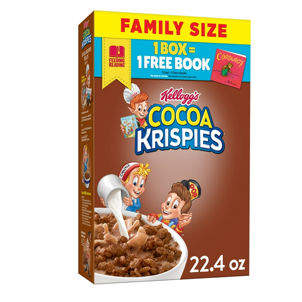 Kellogg's Cocoa Krispies Breakfast Cereal, Kids Snacks, Baking