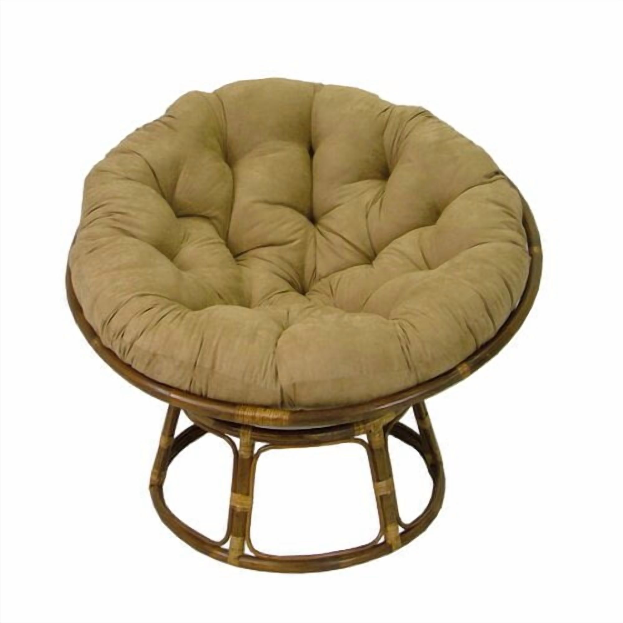 Blazing Needles 48-Inch Papasan Cushion, Microsuede, Spice photo 7