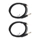 thumbnail image 4 of 2pcs 5.9ft Tattoo Clip Cords Interfaz RAC Profesional Cobre Silicona Tattoo Clip Cobre Core Clip Cable Cable Rotary Tattoo Machine Kit De Fuente De Alimentación(negro), 4 of 5