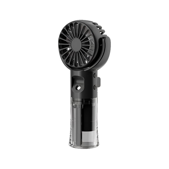 HIBIBUD Portable Misting Fan USB Rechargeable Refrigeration Conditioner 4-speed Airflow Neck Hanging Fan With Lanyard Suitable For Travel Home Office And Bedroom