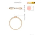 thumbnail image 5 of ANGARA Natural Prong Set Princess-Cut Diamond Promise Ring in 14K Rose Gold for Women (Size-2mm| Color-H| Clarity-SI2) | April Birthstone, Anniversary, Jewelry Gift for Women | Natural Diamond Ring, 5 of 9