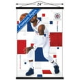 thumbnail image 3 of NBA Los Angeles Clippers - Paul George 19 Wall Poster with Wooden Magnetic Frame, 22.375" x 34", 3 of 3