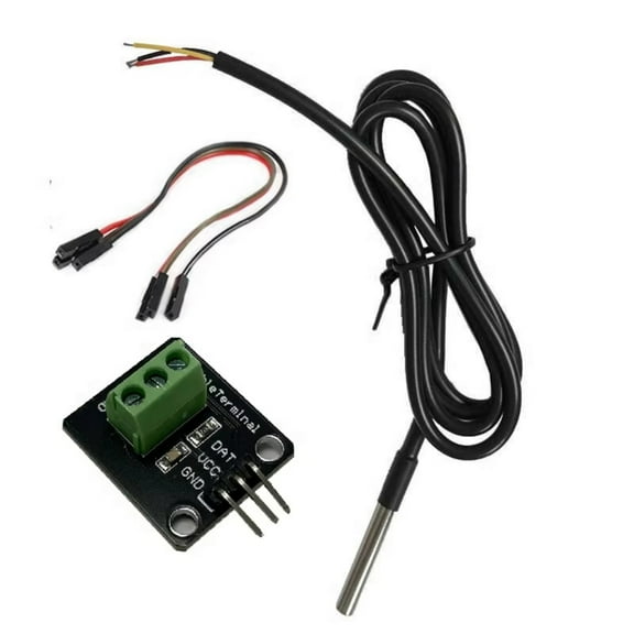 DS18B20 Temperature Monitoring Module for Includes Pull up Resistors