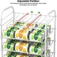 thumbnail image 6 of 7-Tier Can Organizer Rack Dispenser for Pantry, White, 6 of 7