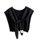 thumbnail image 1 of Bufandas de mujer de color liso de punto para exteriores, chal de invierno con cuello falso, bufanda decorativa Kangshi para el regazo y los hombros, bufanda para mujer, 1 of 1