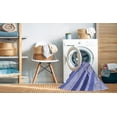 thumbnail image 2 of Ahgly Company Machine Washable Indoor Round Transitional Blue Angel Blue Area Rugs, 4' Round, 2 of 7