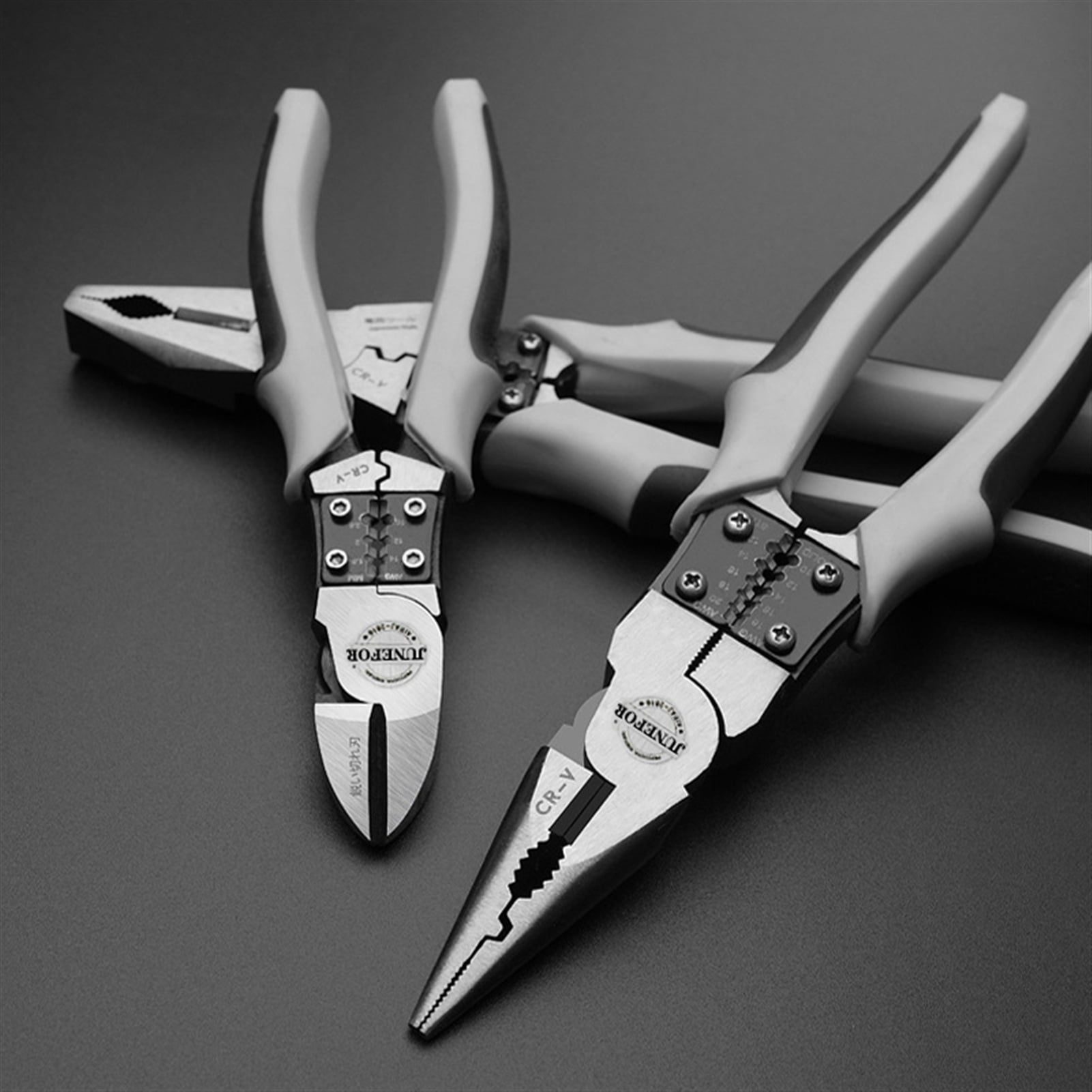 7 Inch Multifunction Pliers Set Combination Pliers Stripper/Crimper/Cutter Heavy Duty Wire Pliers Diagonal Pliers Hand Tools ,Durability That Lasts