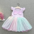 thumbnail image 4 of WIBACKER 1-6Y Girls Mermaid Princess Costumes Dresses Fancy Dress Up Clothes for Halloween Party Cosplay Christmas, 4 of 13