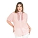 thumbnail image 1 of Blusa transparente con lentejuela Roman Fashion /Tallas Extras, 8033 (Rosa palo) rosa 36, 1 of 5