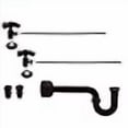 thumbnail image 3 of Westbrass D1838L Kit de Lavabo Traditionnel en Laiton avec Poignée Croisée, Bronze, 3 of 4