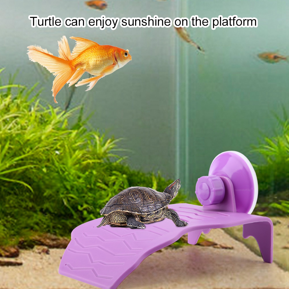 Mgaxyff Turtle Basking Platform, Floating Island for Turtle, Plastic Turtle Basking Platform