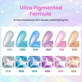 thumbnail image 2 of Esmalte en gel Beetles Pearl, 6 colores, purpurina brillante, 7,5 ml, 2 of 7