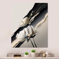 thumbnail image 2 of Designart Beige Peony Flowers Hyperrealistic I Canvas Wall Art, 2 of 5