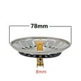 thumbnail image 4 of Dalazy 4Pack Stainless Steel Kitchen Sink Strainer Waste Plug Filter Drain Stopper, 4 of 7