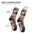 thumbnail image 3 of Pofeuu Cute Forest Mushrooms Print Crew Socks, Adult Running Hiking Socks for Youth and Adult, 3 of 7