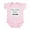 Petal Pink, variant on CafePress - I'm With Him Reverse Infant Creeper - Baby Light Bodysuit, Size Newborn - 24 Months