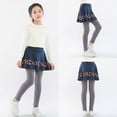 thumbnail image 3 of LOVEBAY Girls Skirt Leggings Ruffle Tutu Pants Kids Footless Tights Girls Footless Leggings with Ruffle Tutu Skirts Stretchy Tights for Girls, 3 of 7