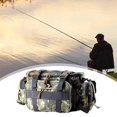 thumbnail image 3 of portátil, bandolera impermeable, bolsa , soporte para señuelos, cinturo resistente para pesca, agua de salada, senderismo, Camuflaje DYNWAVEMX Bolsas de pesca, 3 of 8