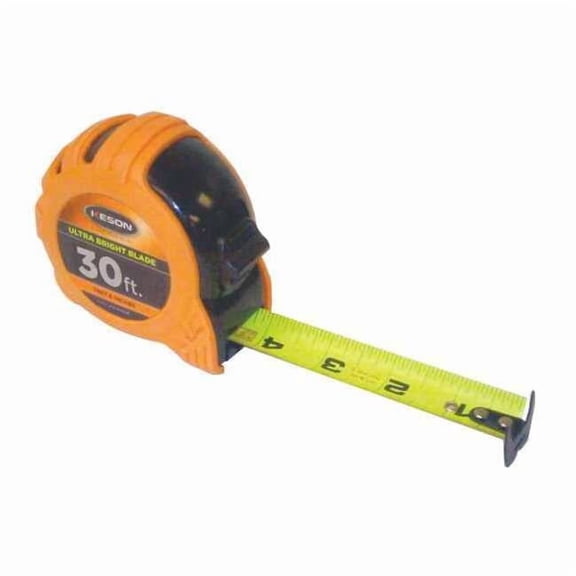 Keson Tape Measure,30 ft.,1/8 in.,Orange Color PG1830UB