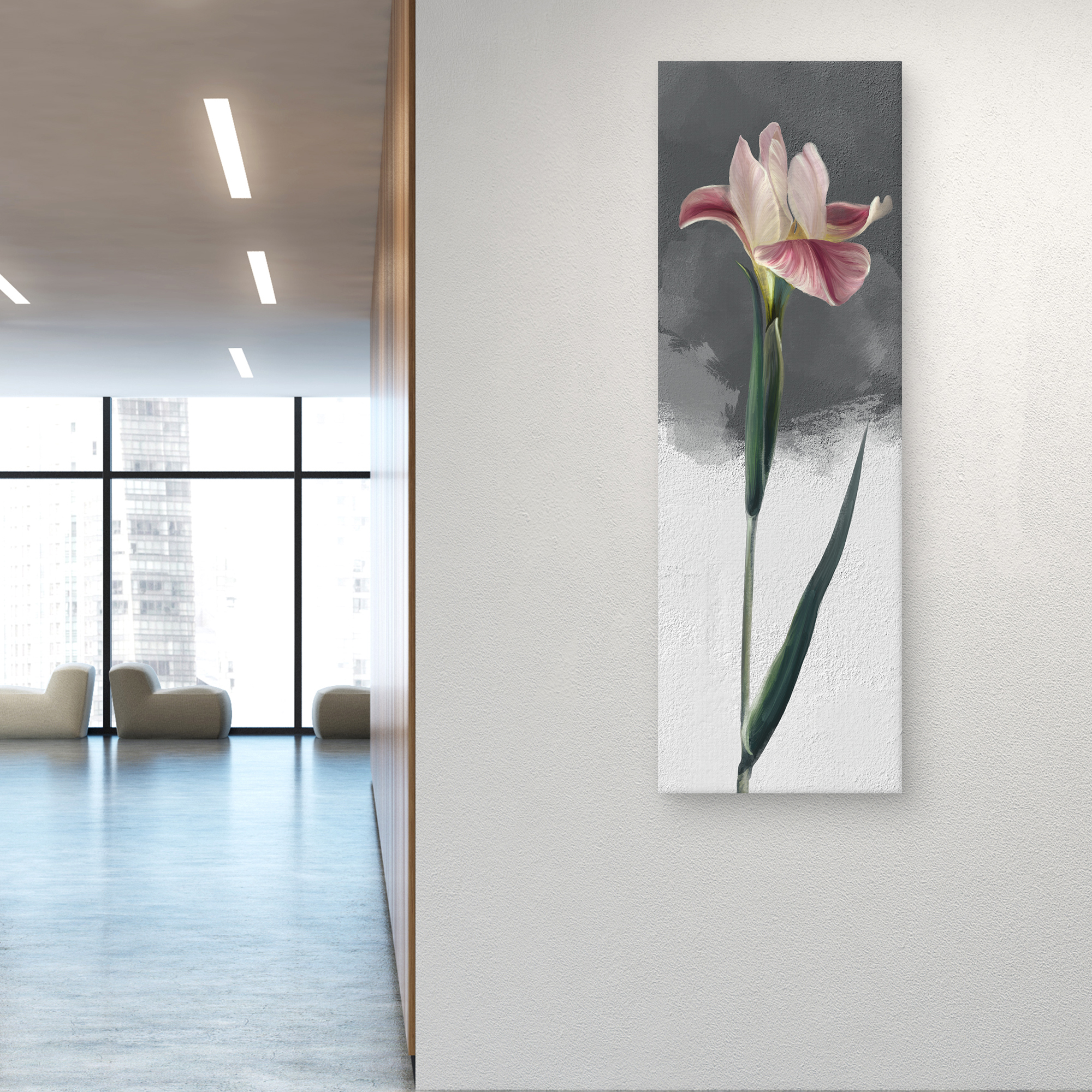 Simple Stem I by Studio Arts Canvas Art Print