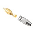 thumbnail image 2 of Unique Bargains 20Pcs RCA Male Solderless Coax Audio Video Jack Adapter Wire Cable Connector, 2 of 4