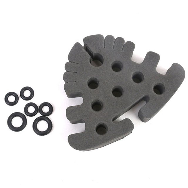 MYG Porte-Outils de Ligature de Mouche EVA Organizer Pêche à la Mouche Plateau à Outils à Sangles