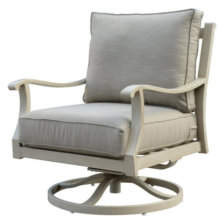 Courtyard Casual Camel Torino Aluminum Outdoor Swivel ...
