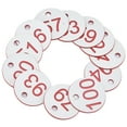 thumbnail image 1 of Beehive Tags 50Pcs Plastic Beehive Sign Marker Labels Beehive Label with Hole Livestock Beekeeping Supplies, 1 of 7
