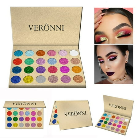 Pa Letter - Fashion 24 Colors Shimmer Eyeshadow Palette Eye Shadow Makeup Powder Flexibility