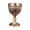 Clear, variant on Vintage Medieval Metal Goblet - Engraved Chalice Wine Cup for Themed Parties, Home Decoration & Novelty Drinking Glass