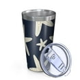 thumbnail image 2 of 16oz Tumblers Summer Ocean Starfish Stainless Steel Vacuum Insulated Double Wall Travel Tumbler Cups Mug with Lid and Straw,Cleaning Brush for Coffee,Tea, 2 of 4