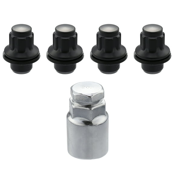 Unique Bargains M12x1.5 Car Wheel Lock Lug Nuts Set Anti Theft Lug Nut Screw Fit for Toyota RAV4 Black
