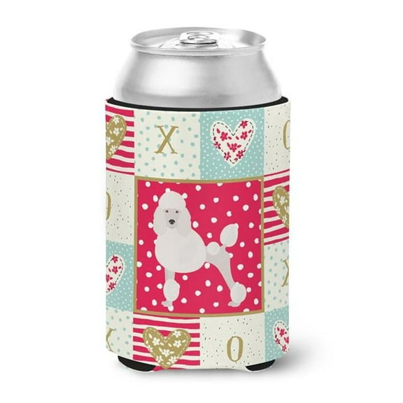Carolines Treasures CK5880CC 12 oz Poodle Love Can or Bottle Hugger