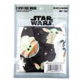 thumbnail image 2 of 3 Pack All Over Print Star Wars Baby Yoda Black Face Mask, 2 of 2