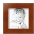 thumbnail image 2 of ArtToFrames 6" x 6" Walnut Picture Frame, 6x6 inch Brown MDF Poster Frame (WOM-4296), 4 Pack, 2 of 7