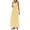 Yellow, variant on Gingham Check Sundress for Women Square Neck Spaghetti Strap Maxi Dress Summer Sleeveless High‑Waist A‑Line Dress