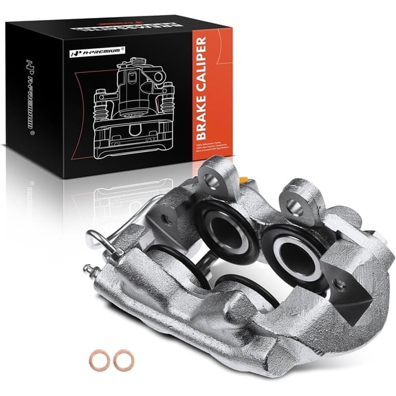 A-Premium Disc Brake Caliper Assembly Without Bracket Compatible with Ford Mustang 1965-1966 Front Left Driver Side