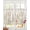 Multi, variant on Watercolor Wildflowers Sheer Curtains 45 Inch Length 2 Panels Set for Living Room/Bedroom, Farmhouse Botanical Flowers Herbs Kitchen Curtains Grommet Semi-Sheer Curtains Window Treatments 42"x45"x2