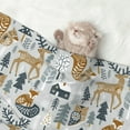 thumbnail image 2 of Naloa Winter Forest Animals Dog Blanket, 3 Sizes Cat Blanket for Indoor Cats Large Medium Small Dog Gifts-Large, 2 of 8