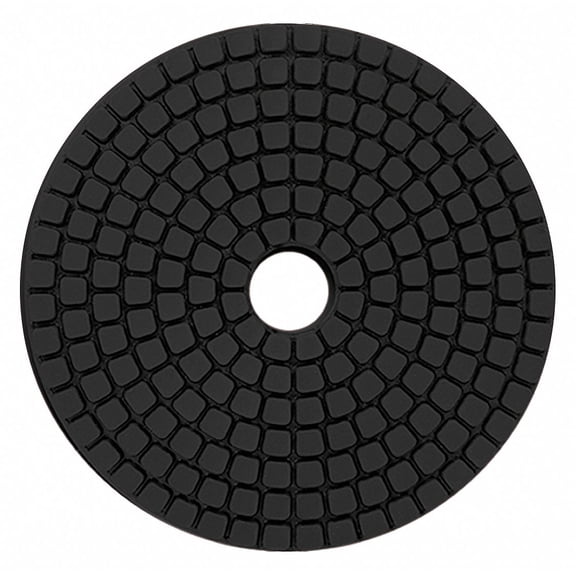 Diamond Vantage Polishing Pad,  Diameter 4" Black  Resin S-4WBP-B