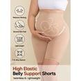 thumbnail image 7 of Athlemo Maternity Shorts Over The Belly Workout Yoga Active Athletic Pregnancy Short, 7 of 7