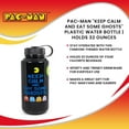 thumbnail image 7 of PAC-MAN "Keep Calm and Eat Some Ghosts" Plastic Water Bottle | Holds 32 Ounces, 7 of 7