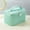 Mint Green, variant on SPOORYYO Travel Cosmetic Bags Barrel Makeup Bag Stay Organized with Foldable Makeup Cases