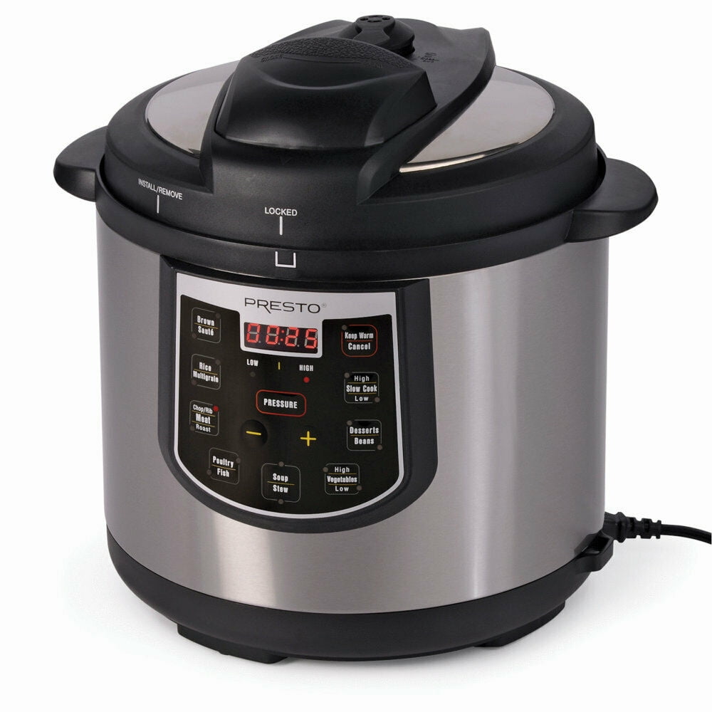 SPT EPC-13C 6.5 Qt Electric Stainless Steel Pressure Cooker with Quick Release Quart