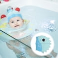 thumbnail image 4 of Gorros de natación Gorros de natación impermeables Gorro de natación para niños y niñas Gorros de natación para niños Gorros de natación Dinosaurios (dinosaurio azul claro 2 piezas), 4 of 5