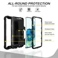 thumbnail image 2 of Allytech Case for Samsung Galaxy S20FE 5G 6.5 inch, Three Layer Hybrid Hard PC Soft TPU Rubber Shockproof Kickstand Heavy Duty Case for Galaxy S20 FE 5G 2020 Release(6.5"), Black, 2 of 5