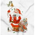 thumbnail image 2 of Christmas Santa Claus Jingle Bells Women's Graphic T Shirt Tees Brisco Brands S, 2 of 5